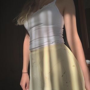 Ralph Lauren yellow maxi skirt